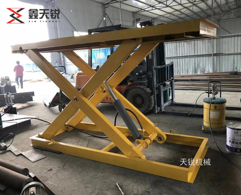 新余单剪叉固定式液压升降机